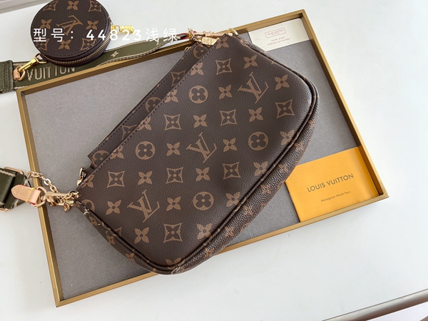 ルイヴィトンバッグ側面デザイン